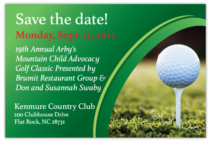 An announcement for an event happening at Kenmure Country Club